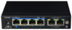 Switch 4 ports 100Mb/s PoE(+) - 60W - 2 ports supplémentaires - Option 120W possible_0