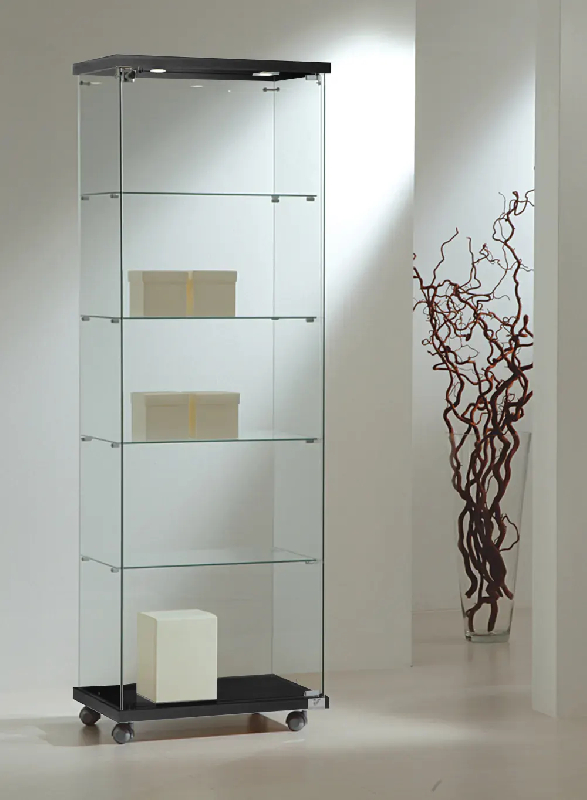 Vitrine tout verre élégante 6/18leva - noir_0