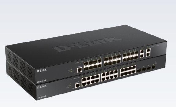 D-Link DXS-1210-28S - Commutateur géré Gigabit métallique 16 ports, 10G Ethernet, capacité 560 Gbit/s - Format 1U_0