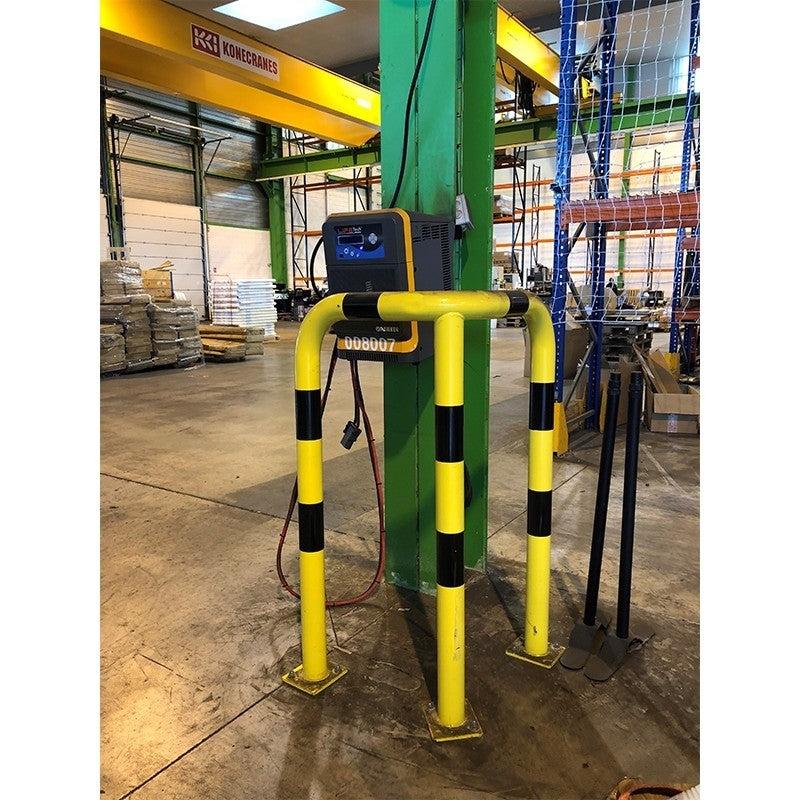 Arceau de protection d'angle acier Ø 76mm - 600 / Acier galvanisé_0