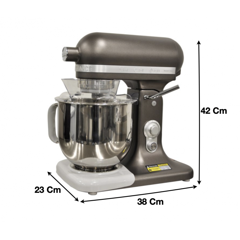 Batteur mélangeur 7 litres gris - 7500G_0