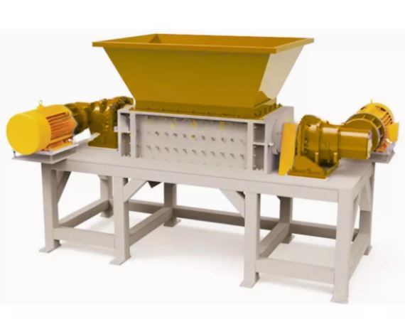 Broyeur industriel double arbre multi-matériaux 2×37 kW - haute capacité et robustesse - MBR1000_0