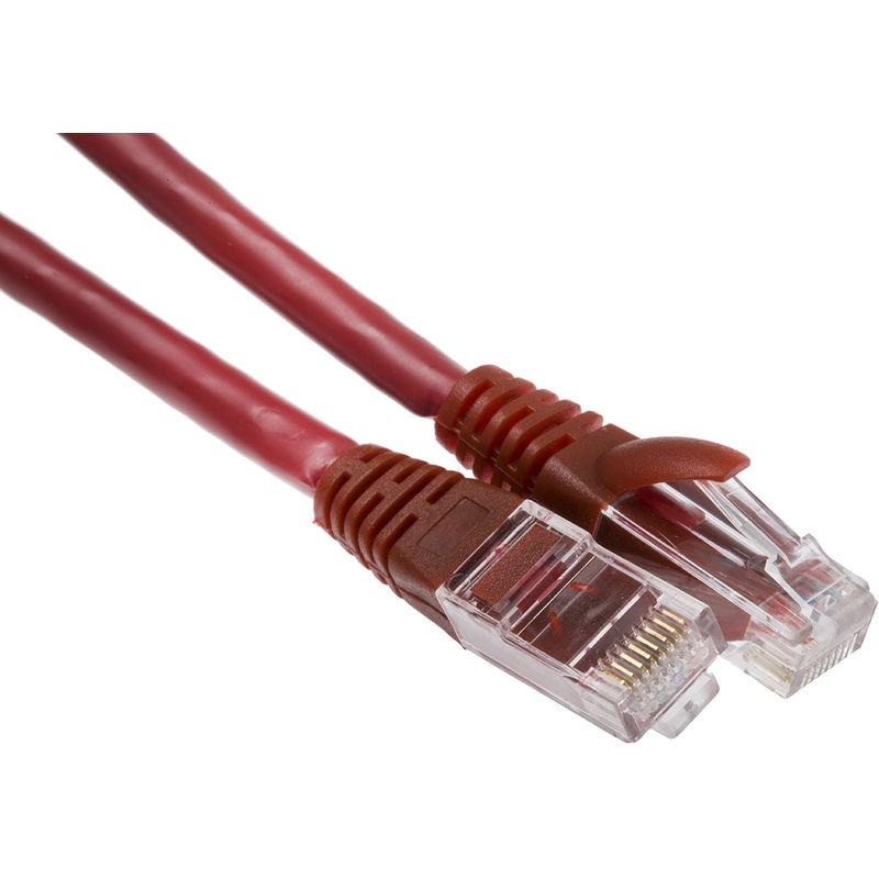 CÂBLE CATÉGORIE 6, U/UTP, PVC, ROUGE, C 500MM RS PRO