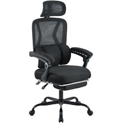 CLP Chaise de bureau Liberton Noir - noir plastique 326568_0
