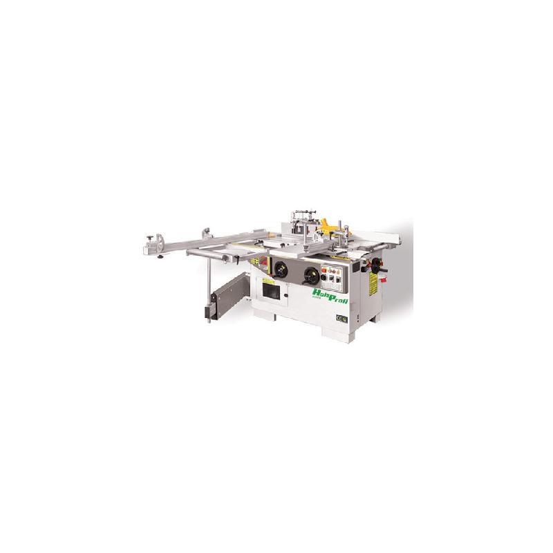 Combinée 5 opérations avec inciseur - 3 x 3000 W 400 V - COMB320E-TRI - Holzprofi - Dégauchisseuse, rabotage, toupillage et sciage_0