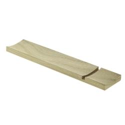 CREAPAK planche à découper saucisson en bois de paulownia 30x6,5x1,5 - carton de 200 - Bois massif PLW-60432_0