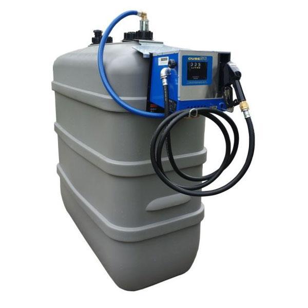 Cuve de stockage CUBE Outdoor 2 000 litres - Pour gasoil et GNR - CEMO - 91535_0