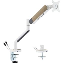 DACOMEX Support de bureau D35-100CG-W 1 écran 17-35', blanc - D35-100CG-W_0