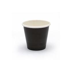 ECOLOMIQUE - 50 Pcs - Pot carton noir chaud et froid 45 ml Diam: 4,6 cm 4,6 x 3 x 4 cm - ECO210POC46N - noir en carton ECO210POC46N_0