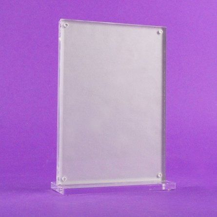 Fb1207 - porte-visuel de comptoir - faberplast - (a6) 10,5 x 14,8 cm. Verticale_0