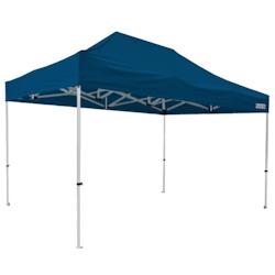 FRANCE BARNUMS - Tente pliante 3x4,5m en acier 45mm avec bâche polyester 380g/m² Norme M2 - bleu_0