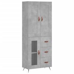 Helloshop26 - Buffet bahut commode armoire meuble de rangement organisateur cuisine salle de séjour salon haut 69,5 x 34 x 180 cm 02_0034543 - 300021_0