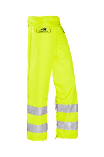 Jambière anti-coupure haute visibilité - Corderie Bauwens-Gheur - Certifiée EN ISO 20471 classe 2_0