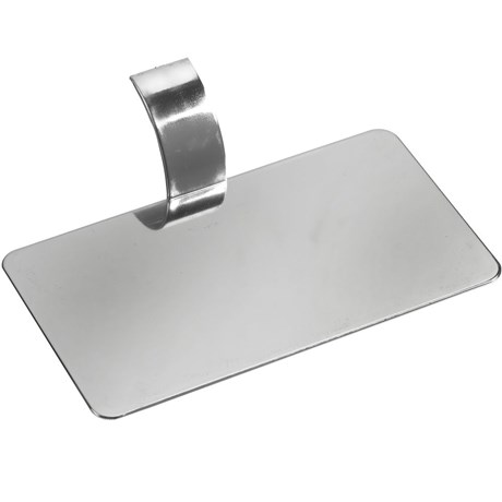 MISE EN BOUCHE JETABLE SOLIA PALET RECTANGLE ARGENT (VENDU PAR 1000)