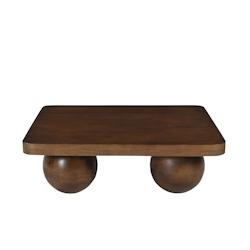SIT Möbel Table basse 90 x 90 cm | carrée | manguier massif, marron | L 90 x P 90 x H 28 cm - marron Bois massif 14781-30_0