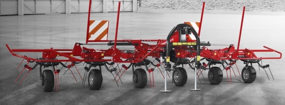 Spider 615/6 faneuse rotative - SIP - largeur de travail 6 m - 6 rotors avec attelage mobile et stabilisateurs_0