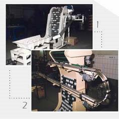 Trémies à bandes orientrices - Type Seleflex - Grande cadence 1300 p / mn_0