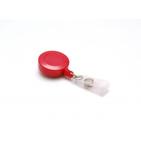 Enrouleur zip plastique avec lanière renforcée - Boîtier 30 mm - Cordon rétractable 72 cm - Lot de 100_0