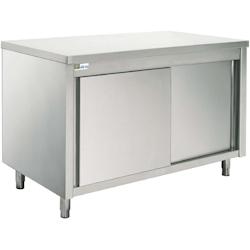A.C.L - Table armoire chauffante 120 cm - Acier inoxydable 18/10 MM270467_0
