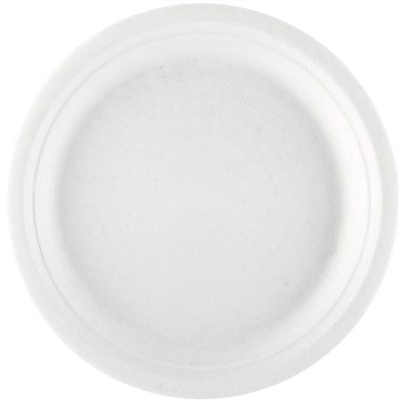 ASSIETTE BIONIC D.23X2 CM CELLULOSE BLANC (VENDU PAR 1000)