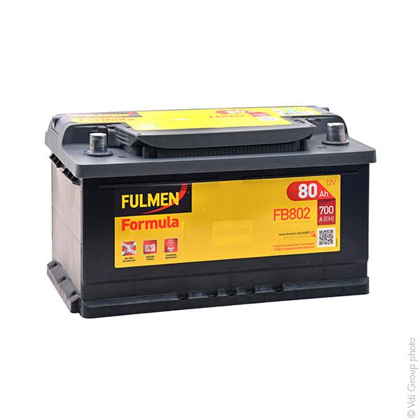 BATTERIE VOITURE FULMEN FORMULA FB802 12V 80AH 700A_0