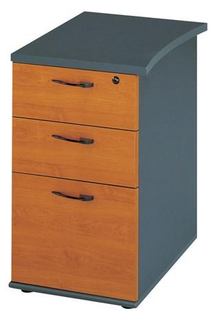 CAISSON HAUTEUR BUREAU 3 TIROIRS JAZZ AULNE P.80 CM