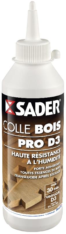 Colle à bois progressive pro D3 SADER - 250g - Haute résistance à l'humidité_0