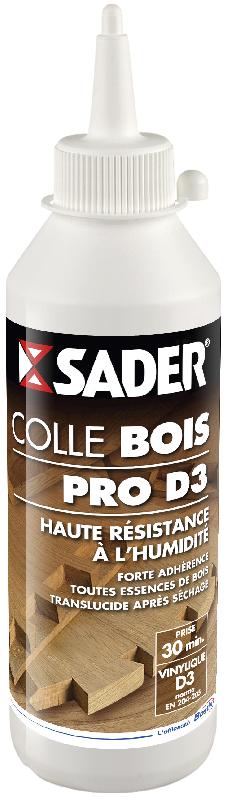 Colle à bois progressive pro d3 SADER, 250g_0