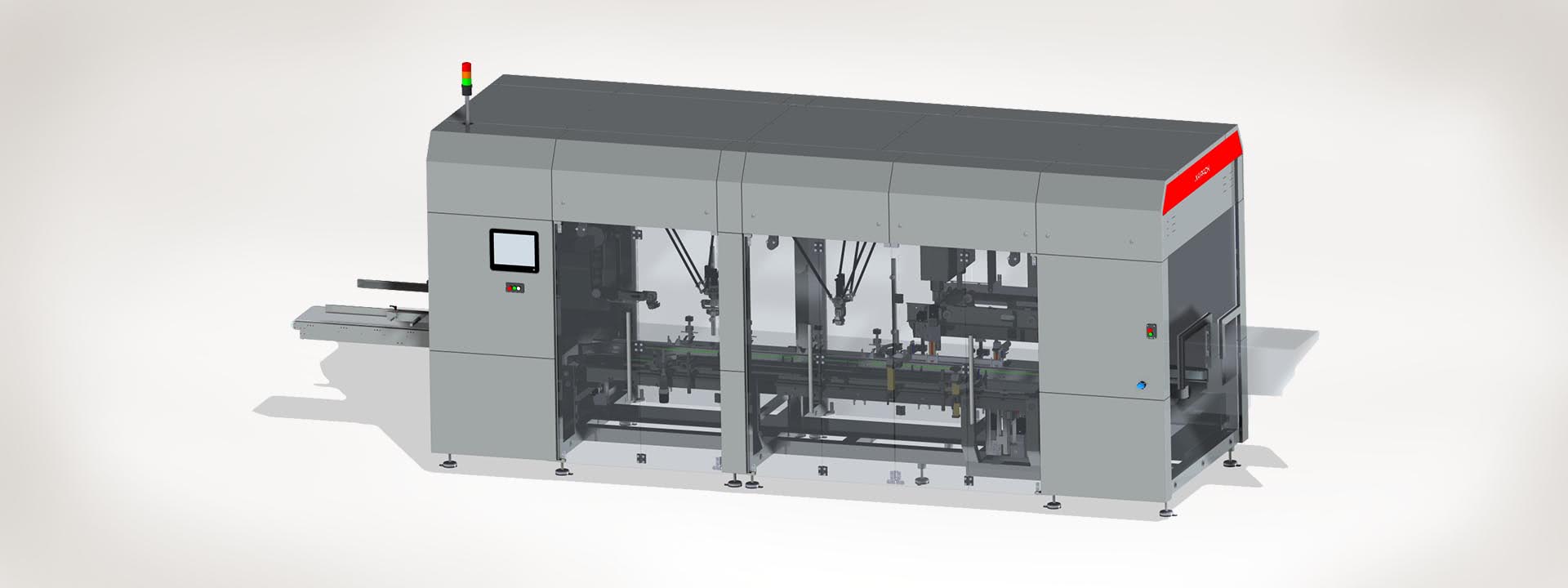 Encaisseuse robotisée ICP Ixapack Packaging - pick & place avec 3 robots tripodes et changement de format automatisé_0