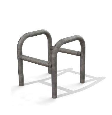 Étrier de protection d'arbre - modulable urbain - 600 mm ou 800 mm - acier Ø 60 mm - galva ou peint_0