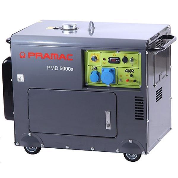 Groupe électrogène diesel monophasé 5 kW AVR+DE PMD5000s - PRAMAC - PR452SXAY00_0