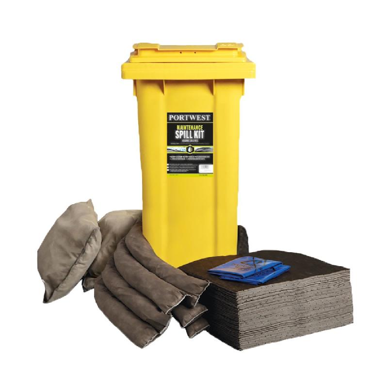 Kit absorbant 120 litres pour liquides industriels - ABSHDRIND-PW01/K3_0