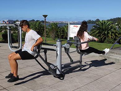 Module extérieur pour les bras - Triceps et biceps - Acier peint, normes EN 16630 et EN 1176_0