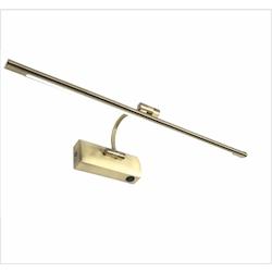 Papuq Applique murale LED pour photos 12W style classique élégant ton chaud 3000K finition bronze antique 55 cm avec interrupteur - bronze 843661383_0