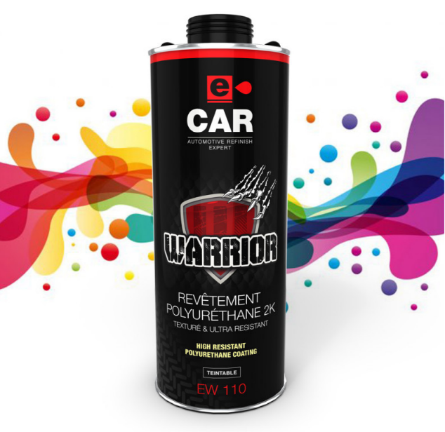 Peinture Polyuréthane Structurée pour carrosserie automobile - 790gr - Warrior Teintable_0
