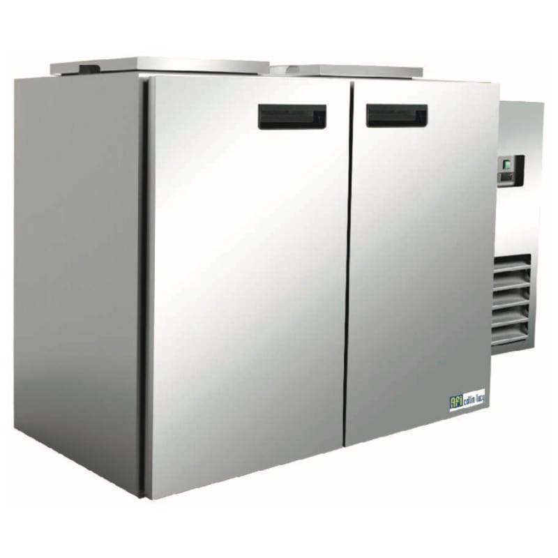 Refroidisseur de poubelle - deux conteneurs 120L - inox AISI 304 - thermostat digital - COLLIN LUCY_0