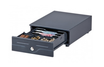 Tiroir de caisse enregistreuse Metapace K-4 - compact 245x320x105mm - 3kg, 3 compartiments monnaie et billets_0