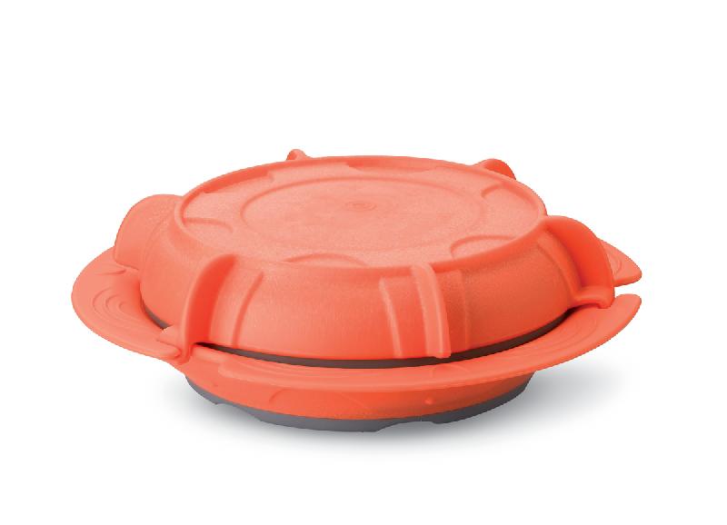ASSIETTE CREUSE ROND ORANGE PLASTIQUE Ø 23 CM THERMODYNAMIQUE SAINT ROMAIN