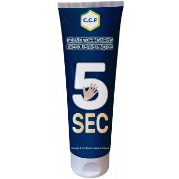 5 SEC Gel nettoyant mains - avec ou sans rinçage - Formulé à base de glycérine pour un nettoyage en douceur - Dissout rapidement les salissures tenaces - Sans abrasif, respecte l'épiderme - Laisse les mains douces avec une odeur délicate - Testé de_0
