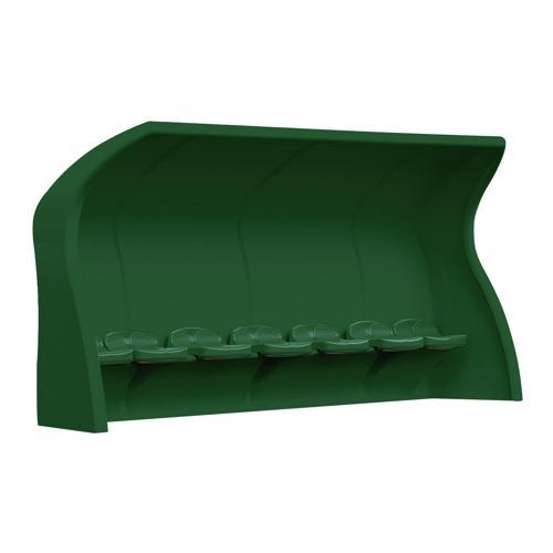 ABRI DE TOUCHE MONOBLOC VERT - ASSISE INDIVIDUELLE