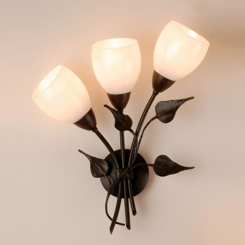 MENZEL APPLIQUE CHALET AVEC DIFFUSEURS EN VERRE