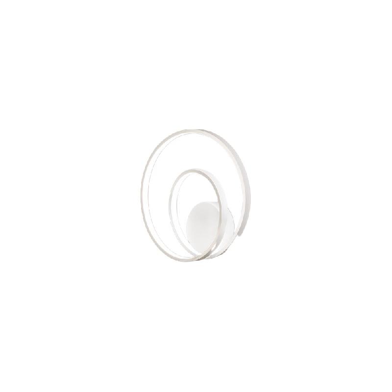 Applique LED 6619 en métal blanc mat, 28 W, dimmable, CCT 3000/4000/6000 K et diamètre 30 cm, design moderne - Perenz - blanc 6619 B CT_0