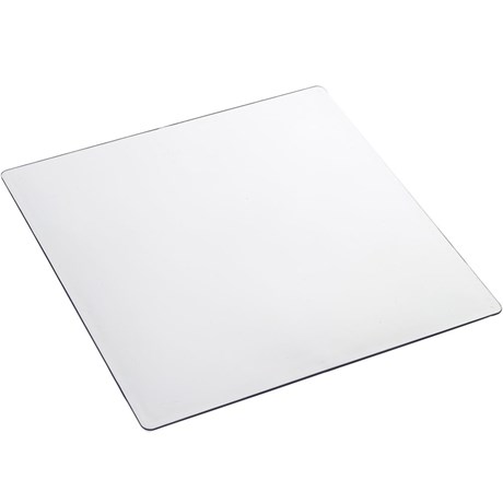 ASSIETTE JETABLE PLASTIQUE FLUID TRANSPARENT 20 X 20 CM (VENDU PAR 100)