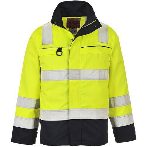 BLOUSON HAUTE-VISIBILITÉ MULTIRISQUES FR61 BLEU/JAUNE XXXL - PORTWEST