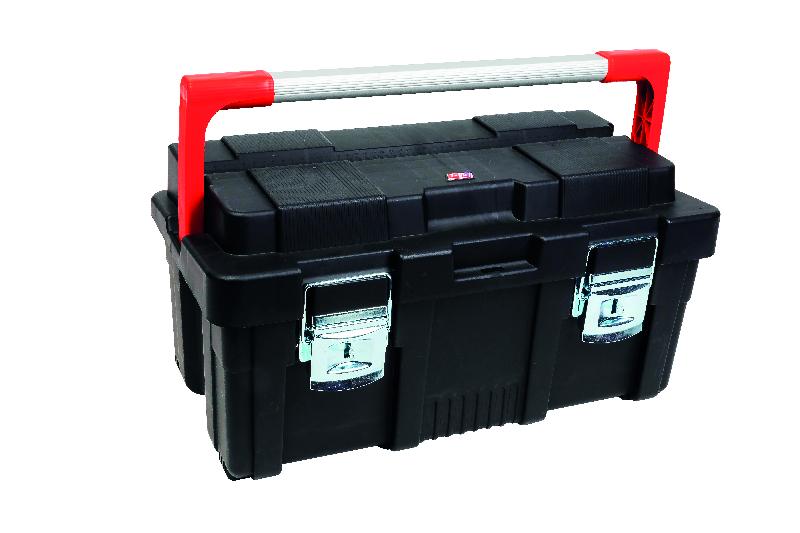 Caisse à outils renforcée Rombox-65 - polypropylène, poignée métallique, 120 kg, 650x600x295mm_0