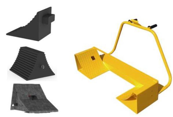 Cale de roue durable - facile à installer - utilisable pour tous types de véhicules - 4 modèles disponibles_0