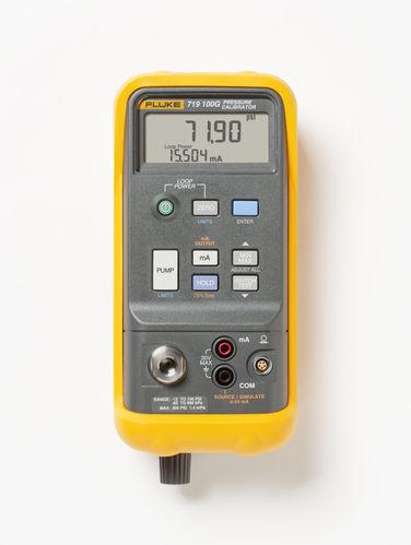 Calibrateur de pression portatif - Pompe électrique intégrée - Génère pression et courant - FLU719_0