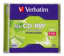 CD-RW VERBATIM 700 MO 10-12X