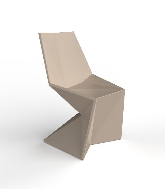Chaise design in & out VERTEX - écru_0