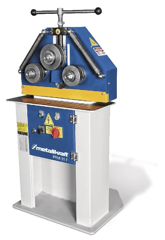 Cintreuse à 3 galets électrique avec 2 galets motorisés positionnement horizontal vertical 0,75 kW 400V Metallkraft PRM31F_0